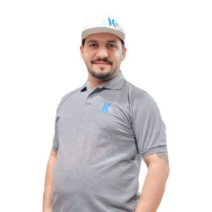 لباسکار تیشرت یقه دار جودن طوسی