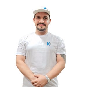 لباسکار تیشرت یقه گرد سفید فول پنبه